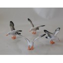 Mouette sur pattes, 2,3cm de long