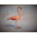 Flamant rose 4,8cm de haut