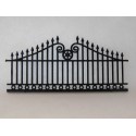 Grille noire modèle 1 (3,3cm au plus haut, 7,2cm de long)