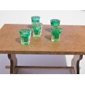 Verre de sirop de menthe (1,3cm haut, vendu à l'unité)