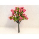 1 arbre fleuri rose 7cm de haut